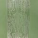 Baccarat crystal bamboo twist candle holder, signed.