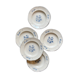 5 hollow plates Villeroy & Boch in porcelain