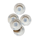 5 hollow plates Villeroy & Boch in porcelain