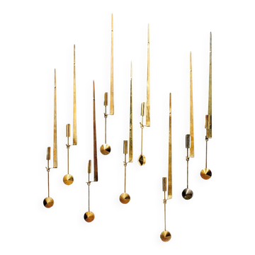 Pierre Forsell 'Skultuna' wall candle holder Sweden 1960 Signed