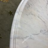 Carrara marble coffee table