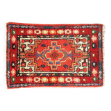 Vintage oriental velvet rug - 40cm x 62cm