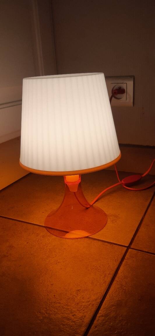 Orange lamp by Carl Ojerstam for IKEA