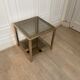Belgo Chrom gold chrom side table with 23K gold