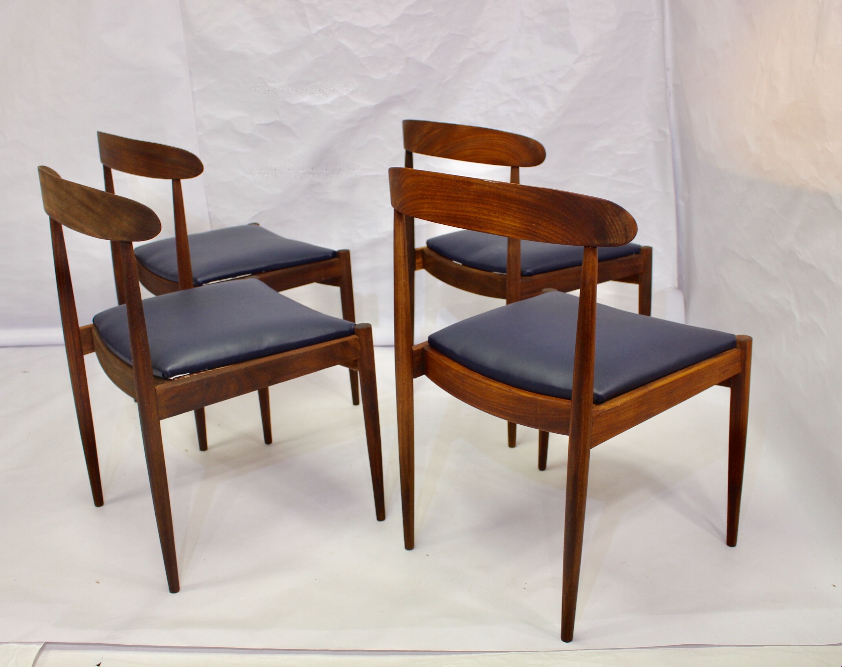 4-Pack Scandinavian chairs 1960