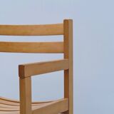 Fauteuil en orme massif, 1970