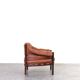 Mid-Century Oak & Leather Armchairs by Arne Norell for Coja, 1960s, Set 4