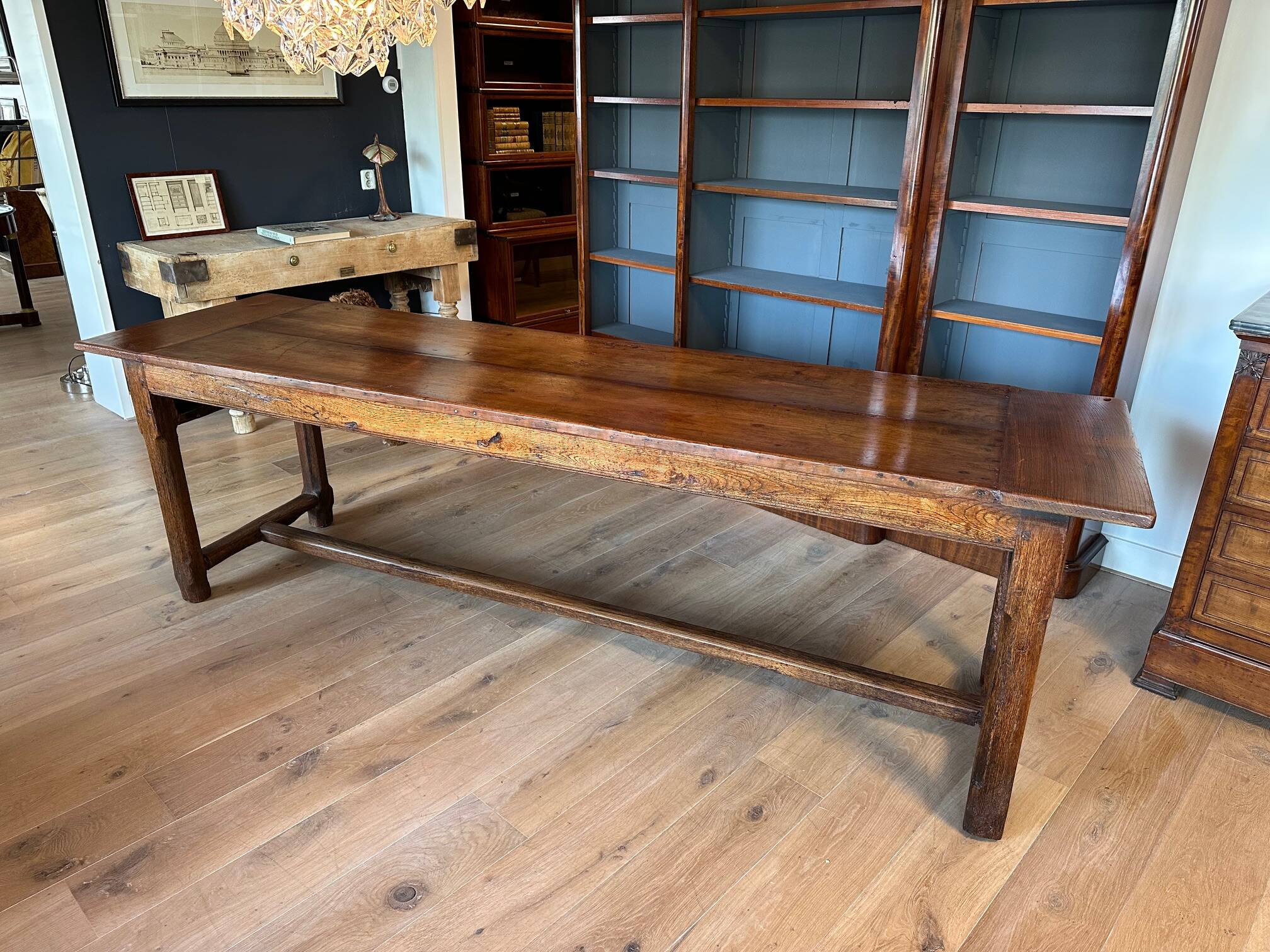 Large antique Farmhouse table