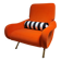 Lady armchair by Marco Zanuso