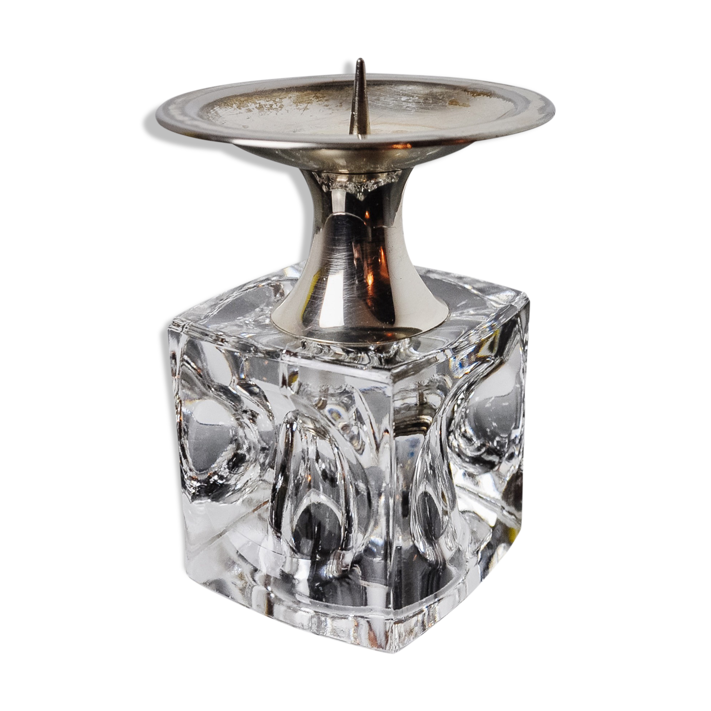 Ice cube candlesticks by Peill & Putzler, Germany, 1970