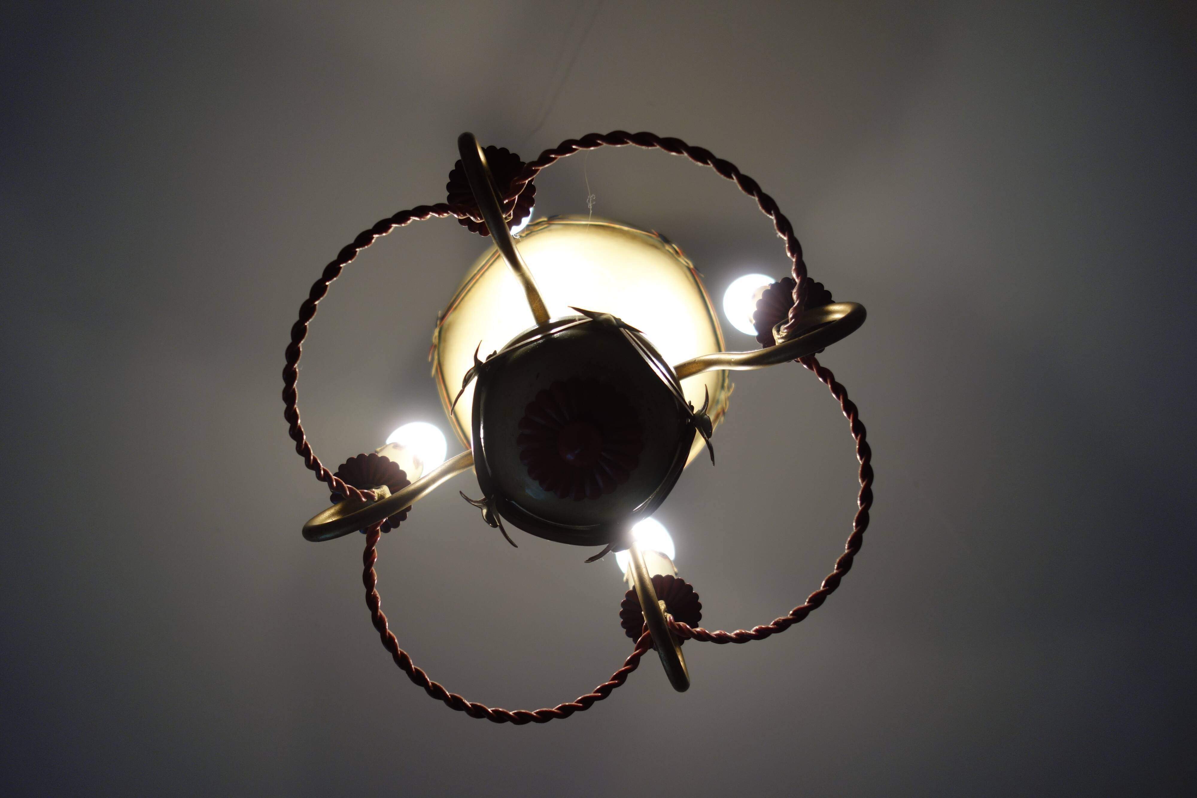 Lustre montgolfière
