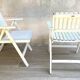 Pair of vintage wooden garden armchairs by r.gleizes