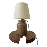 Vintage stoneware lamp