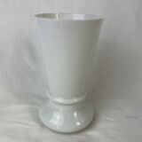 White opaline vase