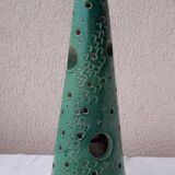 Green ceramic lamp