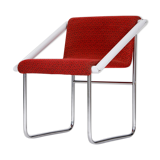 Czech tubular steel ladies armchair, 1960