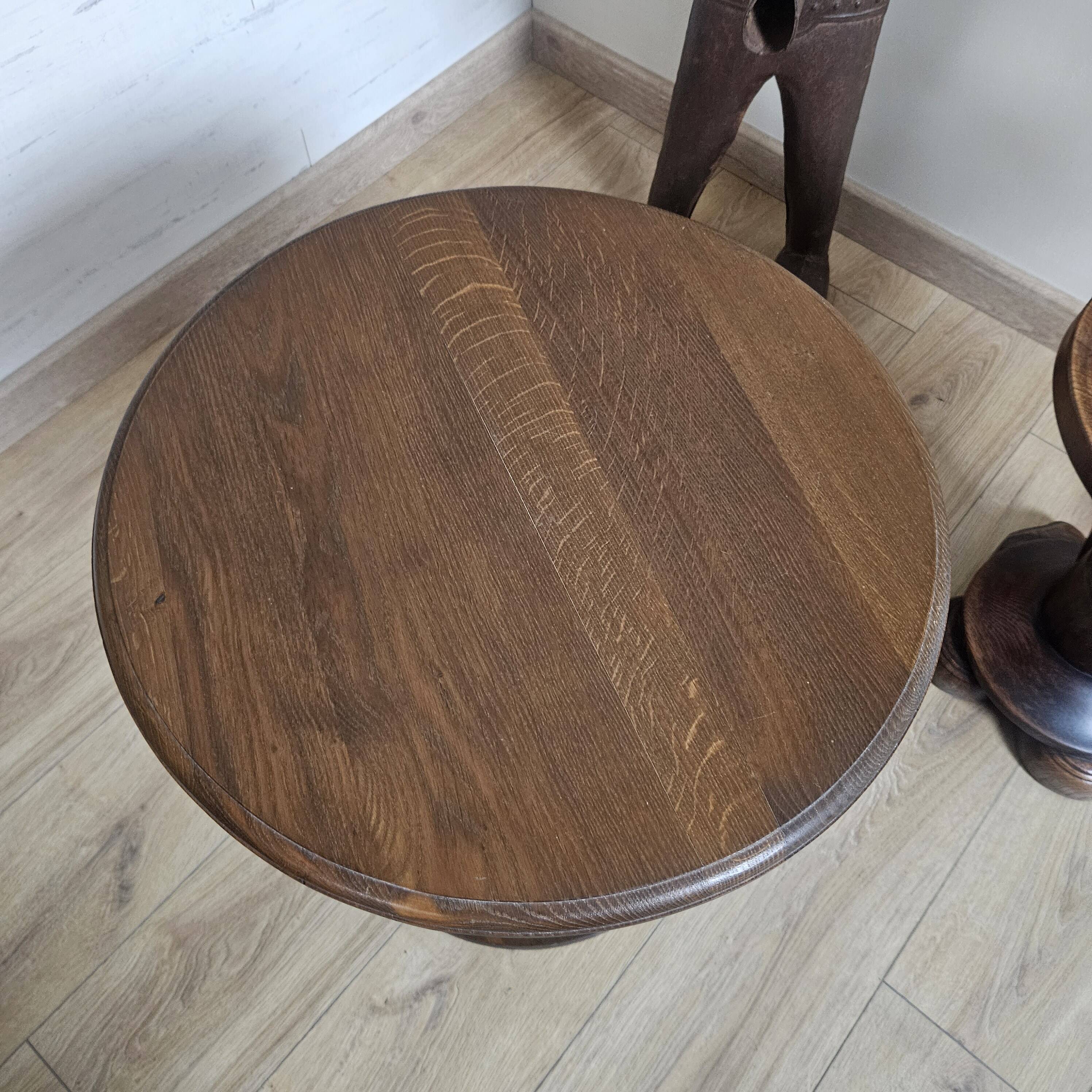 Side table, guéridon by Charles Dudouyt, 1940s-1950s.