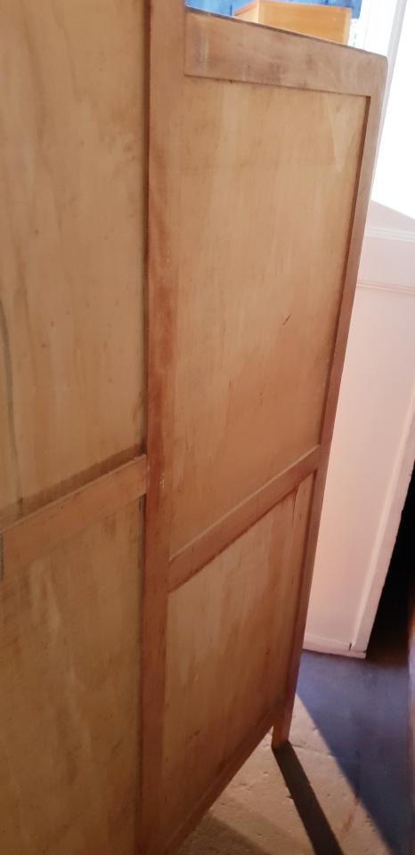 Vintage asymmetrical wardrobe