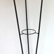 Floor lamp 3 branches with opalines of the House Arlus - 1950