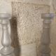 Pair of art deco candle holders