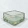 Modernist glass block ashtray in Lumax style