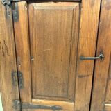 Small antique rustic wardrobe, circa 1880