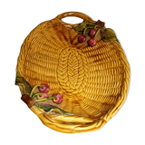 Plat barbotine Vallauris