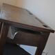 School desk with porcelain inkwells