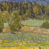 Vintage Painting Landscape signed by Svan Grandin (1906- 1982)