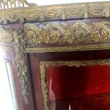 Napoleon III Showcase In Mahogany And Chiseled Bronze 20th Century