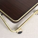 Trolley, bar service, folding table, in formica