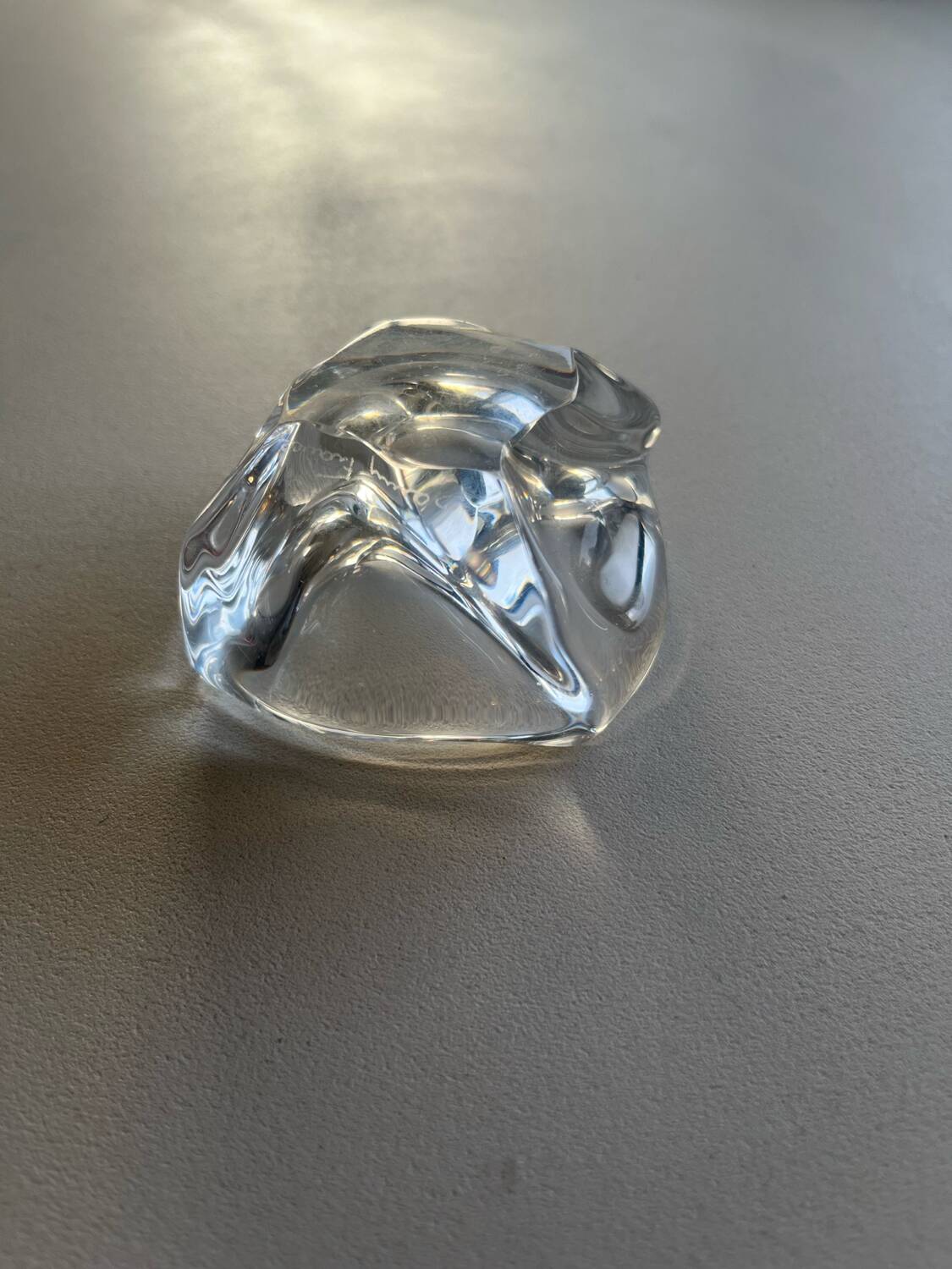 Daum crystal ashtray