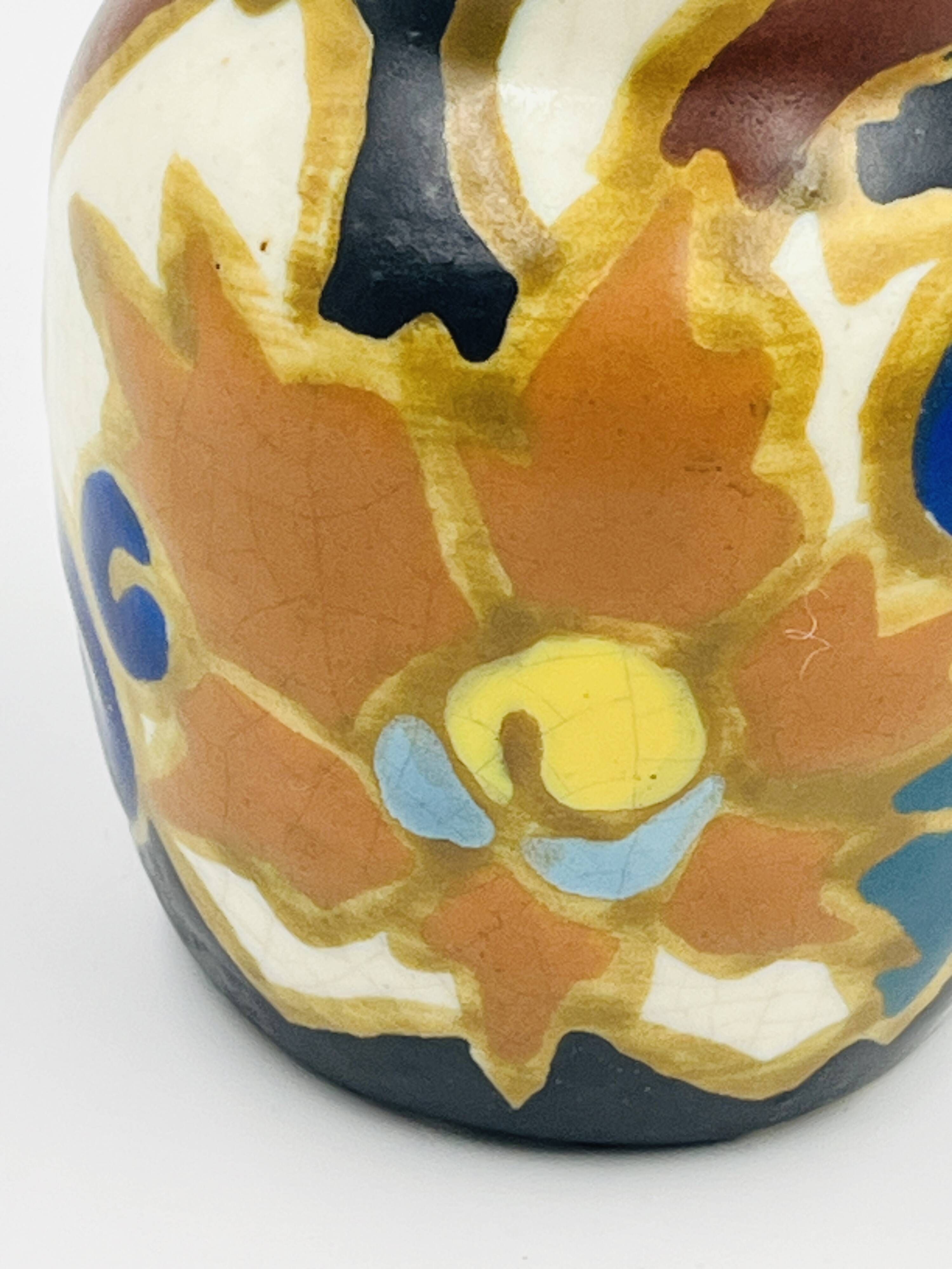 Miniature Art Deco vase by Émile Lombart