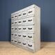 Old light grey workshop drawer cabinet with 25 drawers