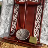 Enamelled kitchen sheet metal plate