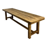 Genuine farmhouse table in renovated solid oak