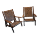 pair of Spanish armchairs mid-century