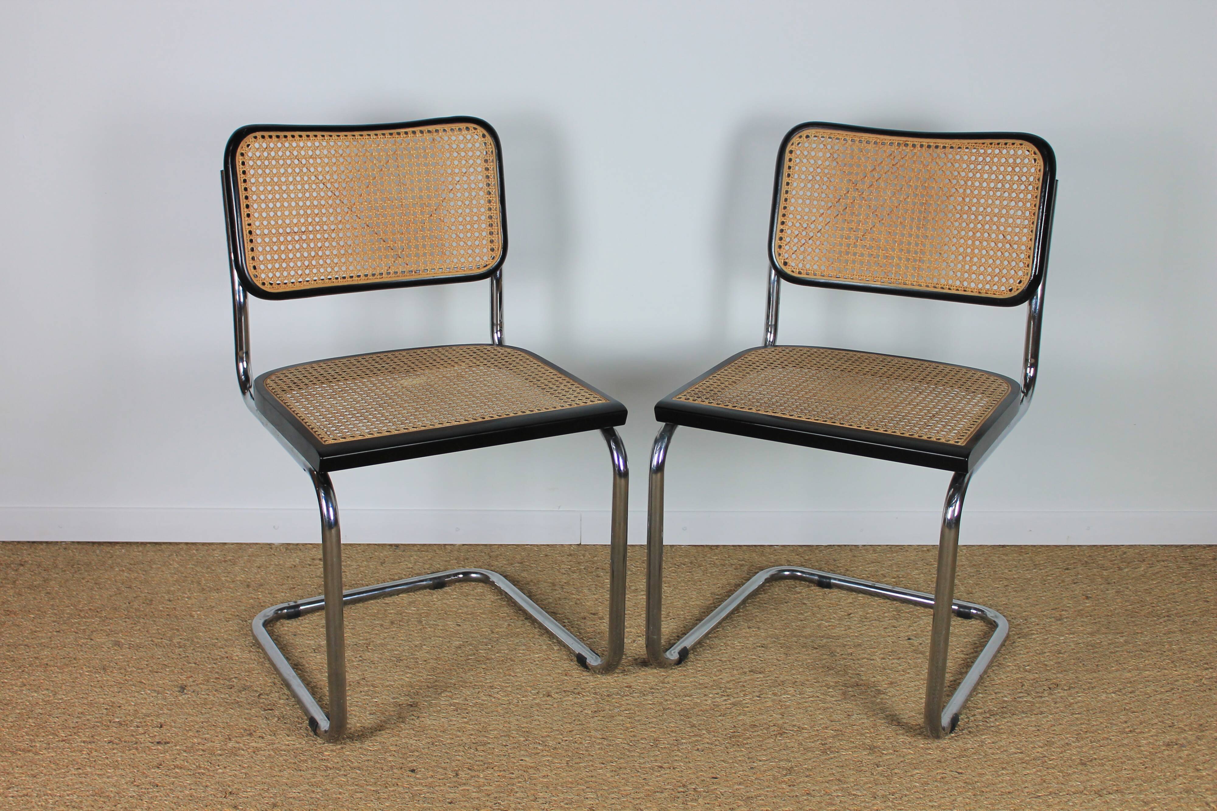 Pair of Marcel Breuer B32 chairs