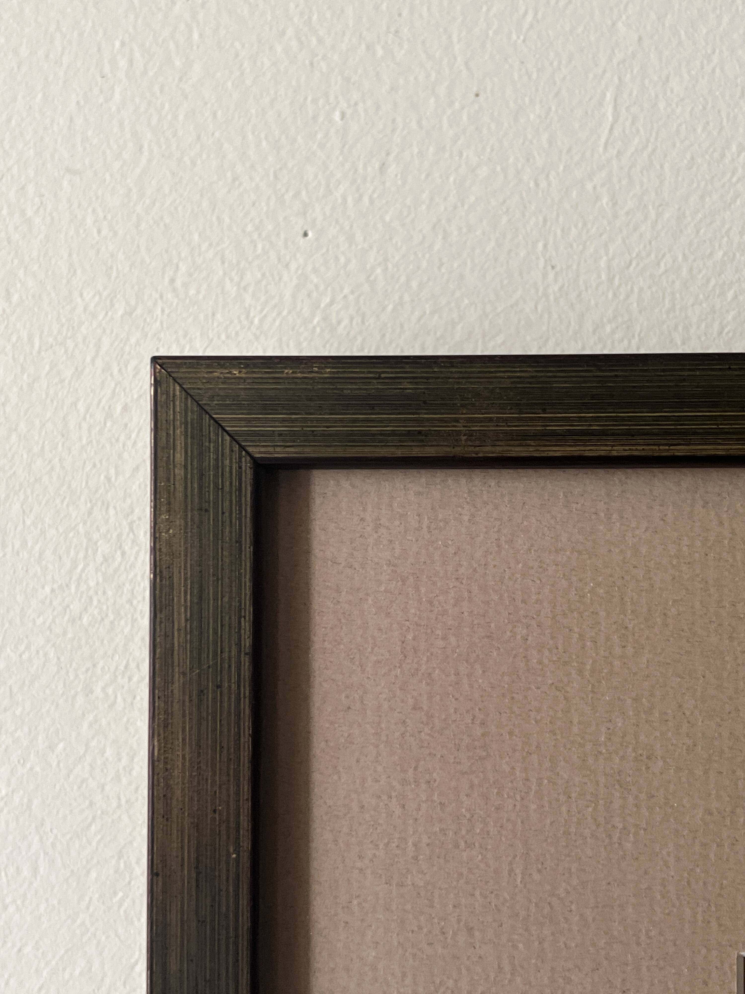 Pastel landscape under glass signed Henri Marchal