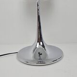 Lampe à poser champignon en métal chromé, Italie 1970