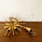 Austrian Palazzo Ice Glass Chandelier by J.T. Kalmar