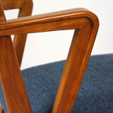Ash & walnut dining chairs from Jitona Sobeslav, 1950