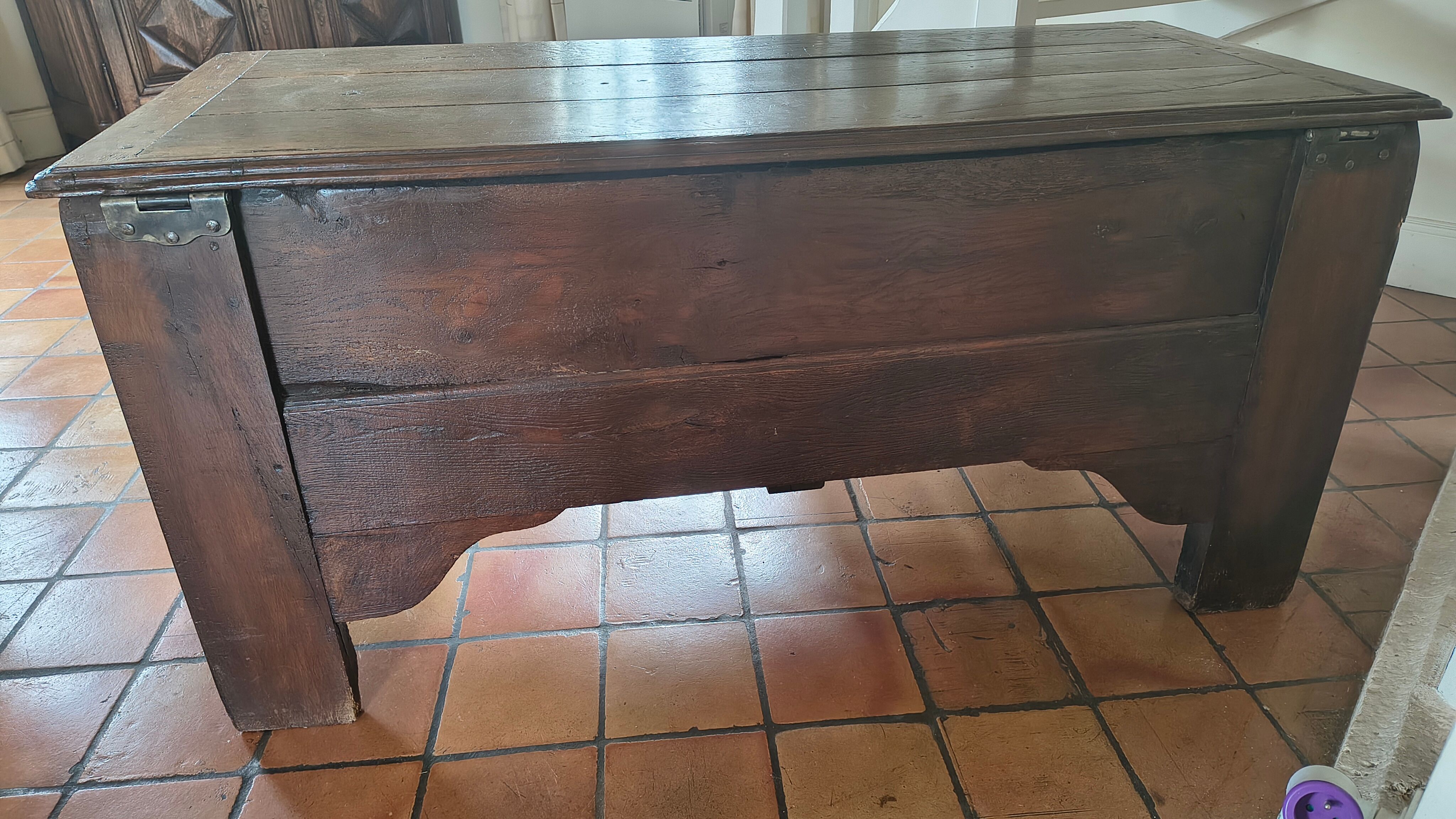 Large chest trunk solid oak 150 cm