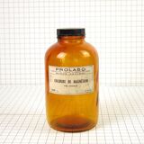 Magnesium Chloride brown glass pharmacy bottle