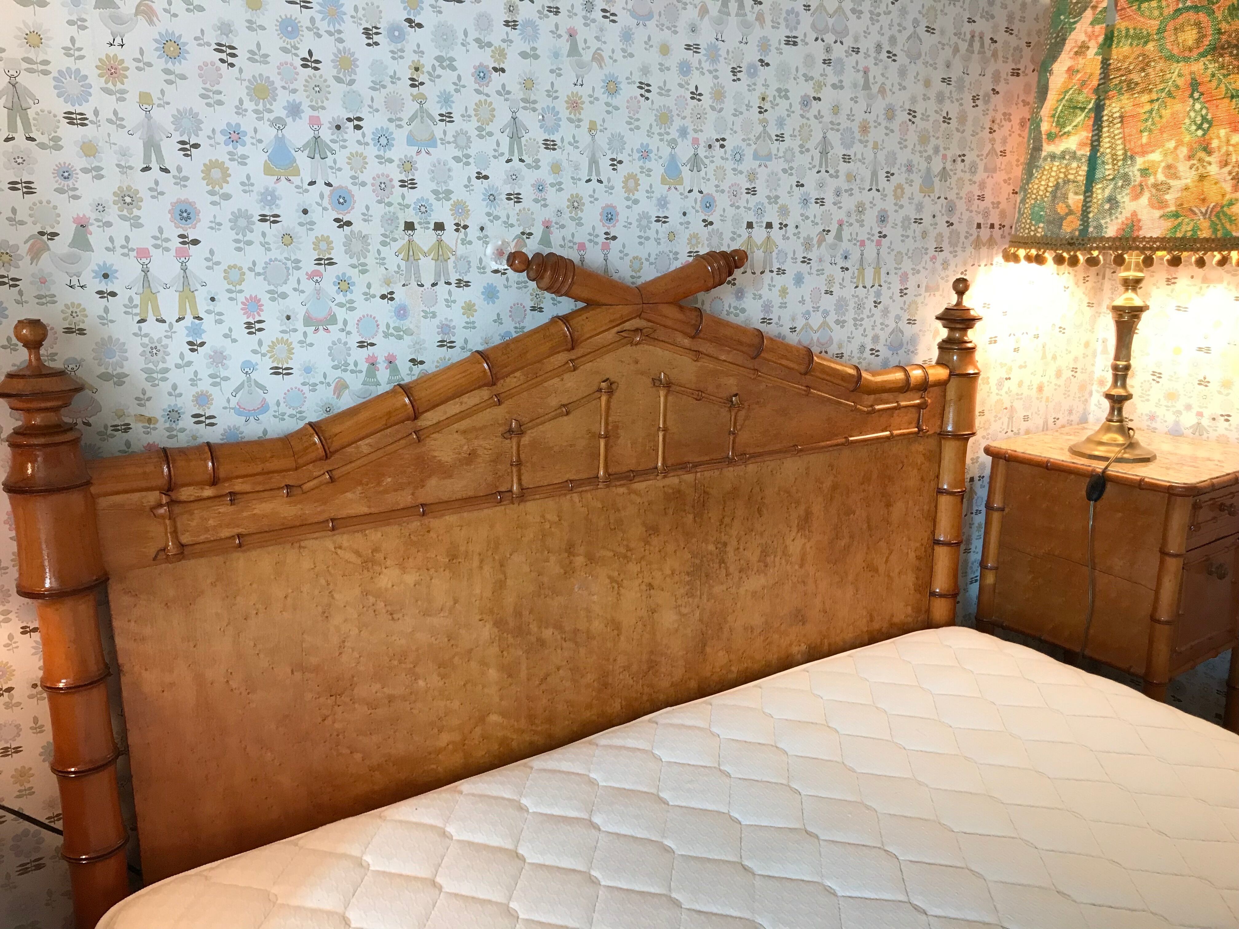 Bed bamboo collection circa 1870 Napoleon III