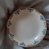 7 flat plates of the years 30 in Longwy.