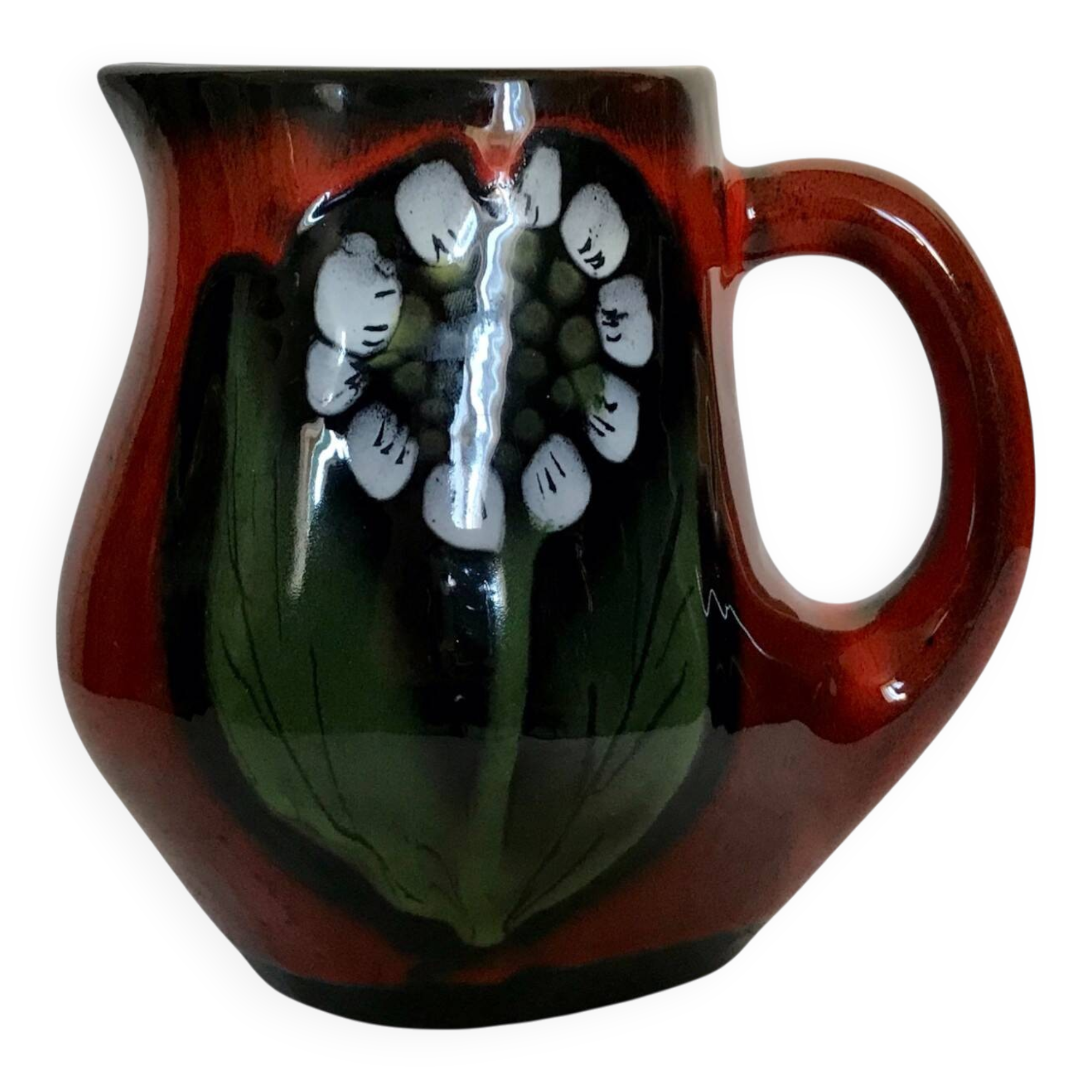 Vintage Bresse ceramic pitcher from the 1960s