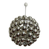 Space age chrome pendant light