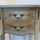 Pair of painted Louis XV style bedside table
