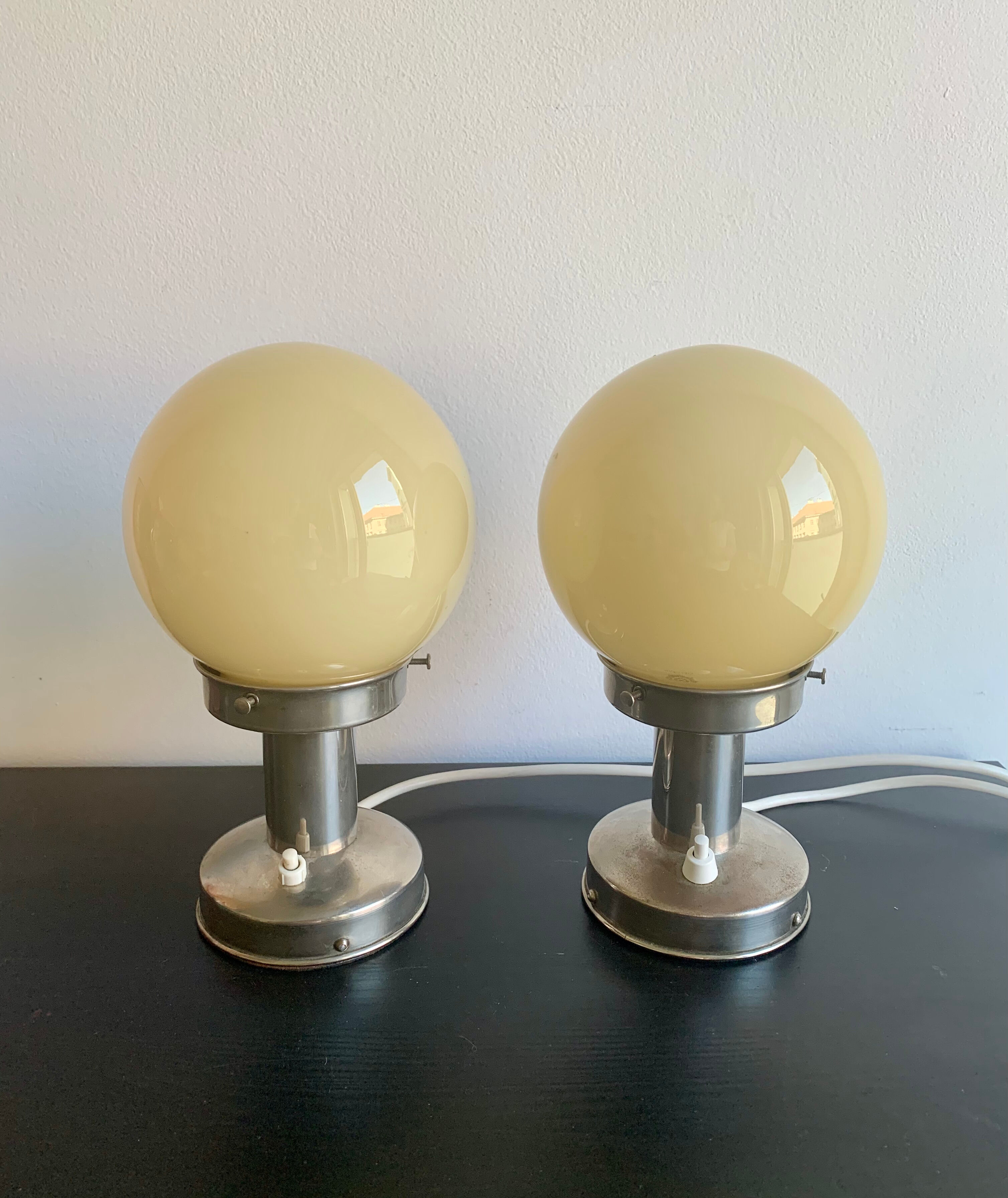 Pair of Bedside Lamps, Austria, 1950s